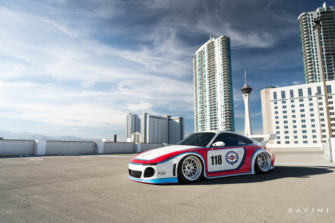 LTMW x Impressive Wrap Porsche 997 Martini | SV63 | Savini Wheels