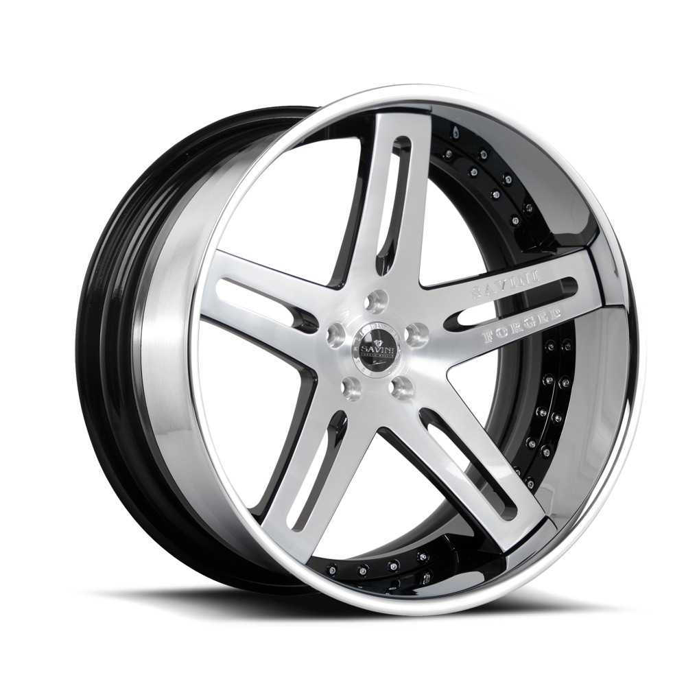Brushed w/ Black High Polish Chrome | Xtreme Concave