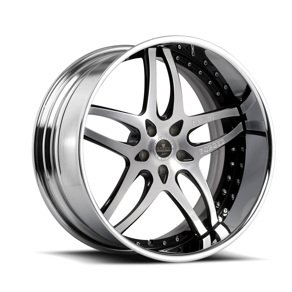 Brushed Black High Polish Chrome | Xtreme Lip Technology