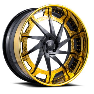 Savini Diamond Diamonte Black Gold
