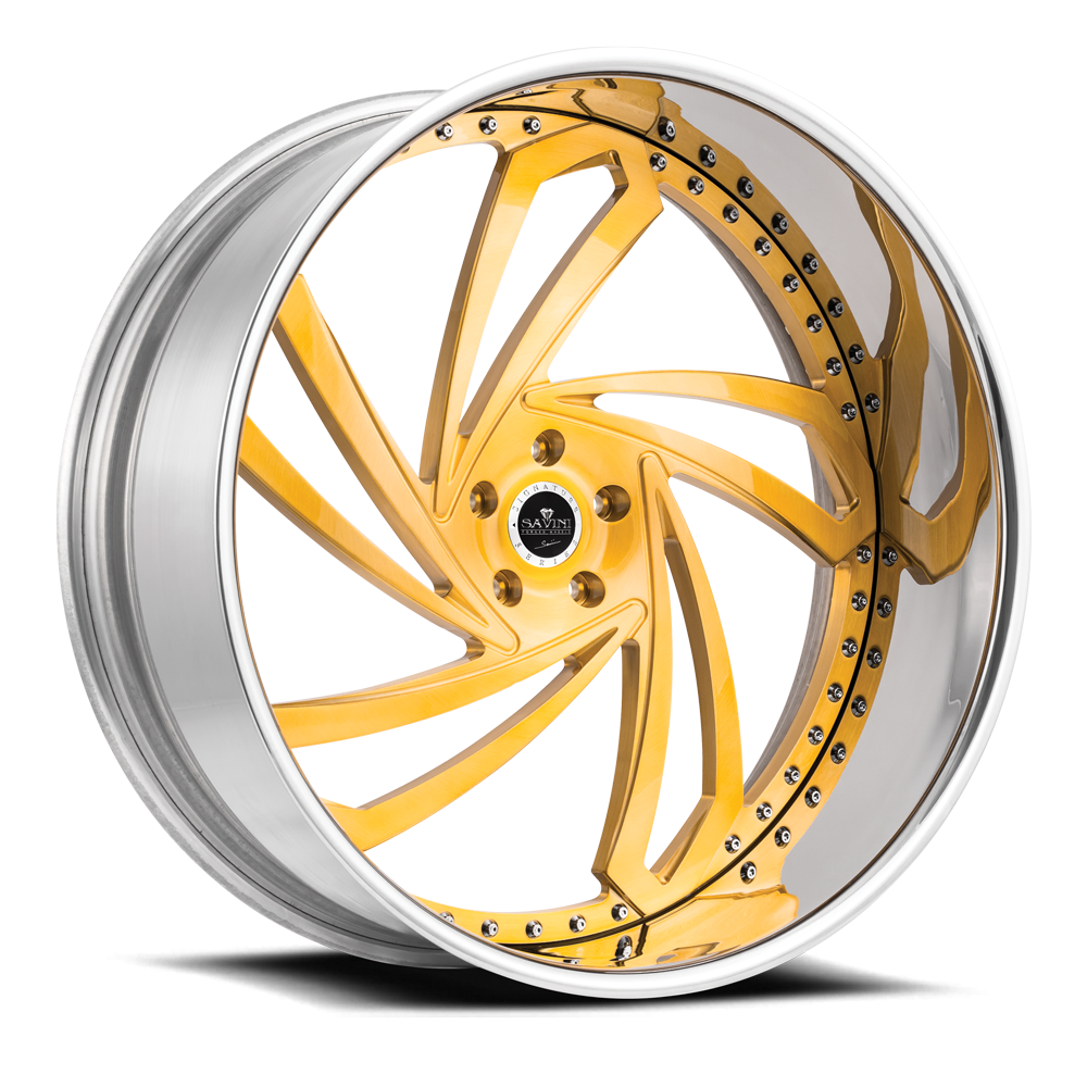 Savini Diamond Lazio Brushed Gold