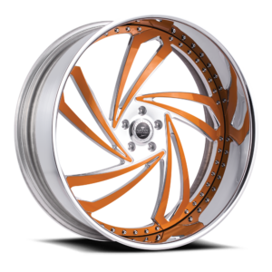 Savini Diamond Lazio Chrome with Orange Accents