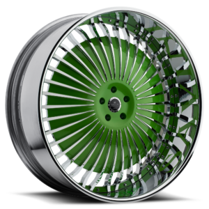 Savini Diamond Marconi Chrome with Green Accents