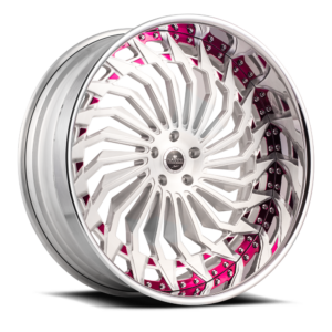 Savini Diamond Raffino Chrome with Purple Accents