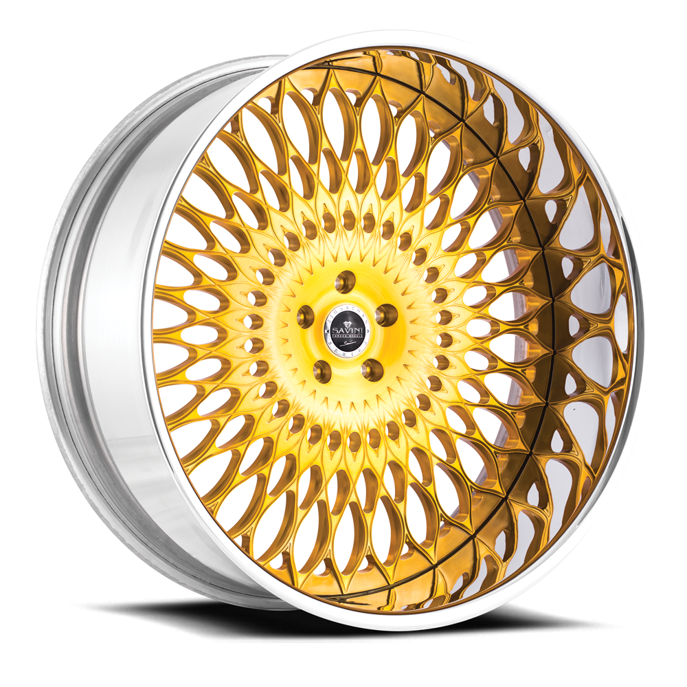 Savini Diamond Veneto Brushed Gold