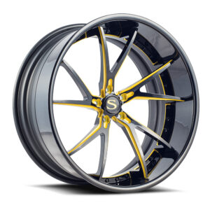 Savini Forged sv68xc gloss black with yellow accent