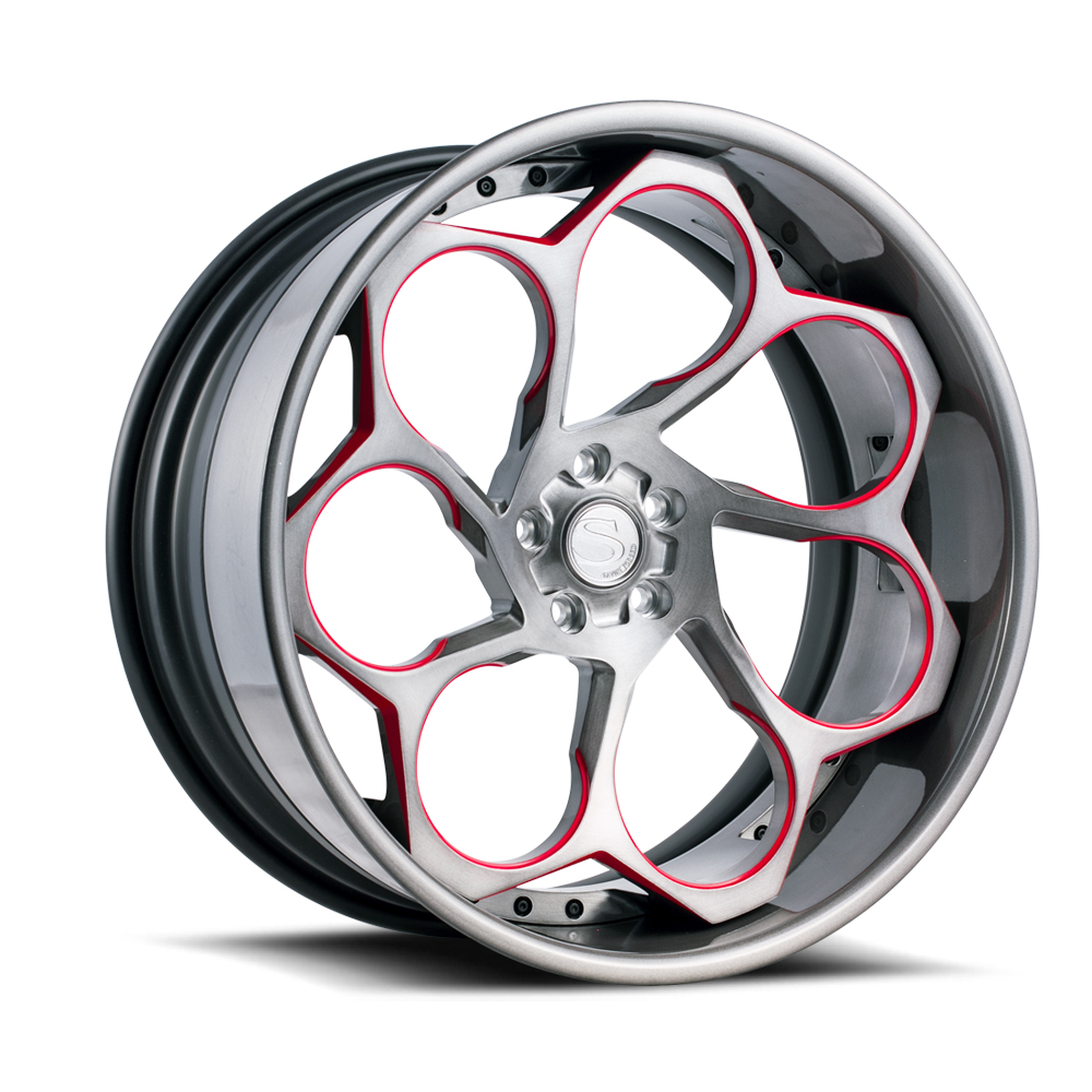 Brushed DDT w/ Red Accents | Xtreme Concave