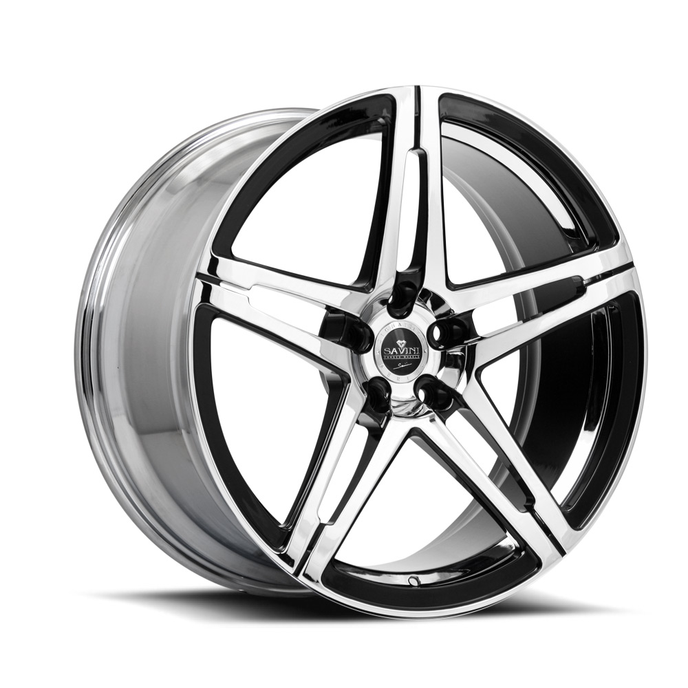 Brushed Black High Polish Chrome | Mono