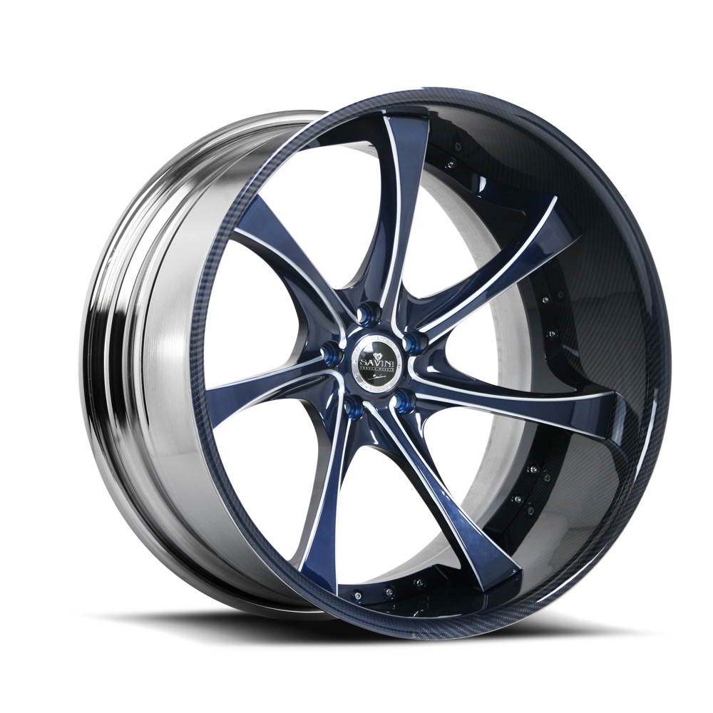 Blue Brushed Carbon Fiber | Xtreme Concave