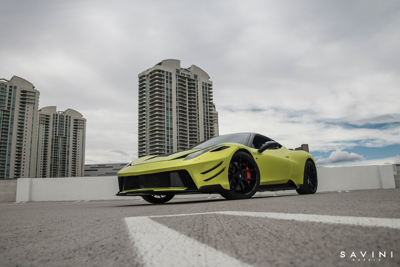 Top 4 Ferraris On Savini Wheels