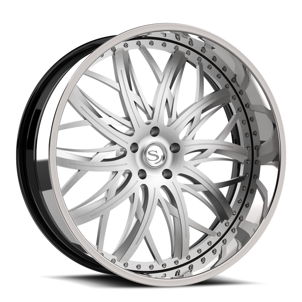 Brushed with Chrome Lip