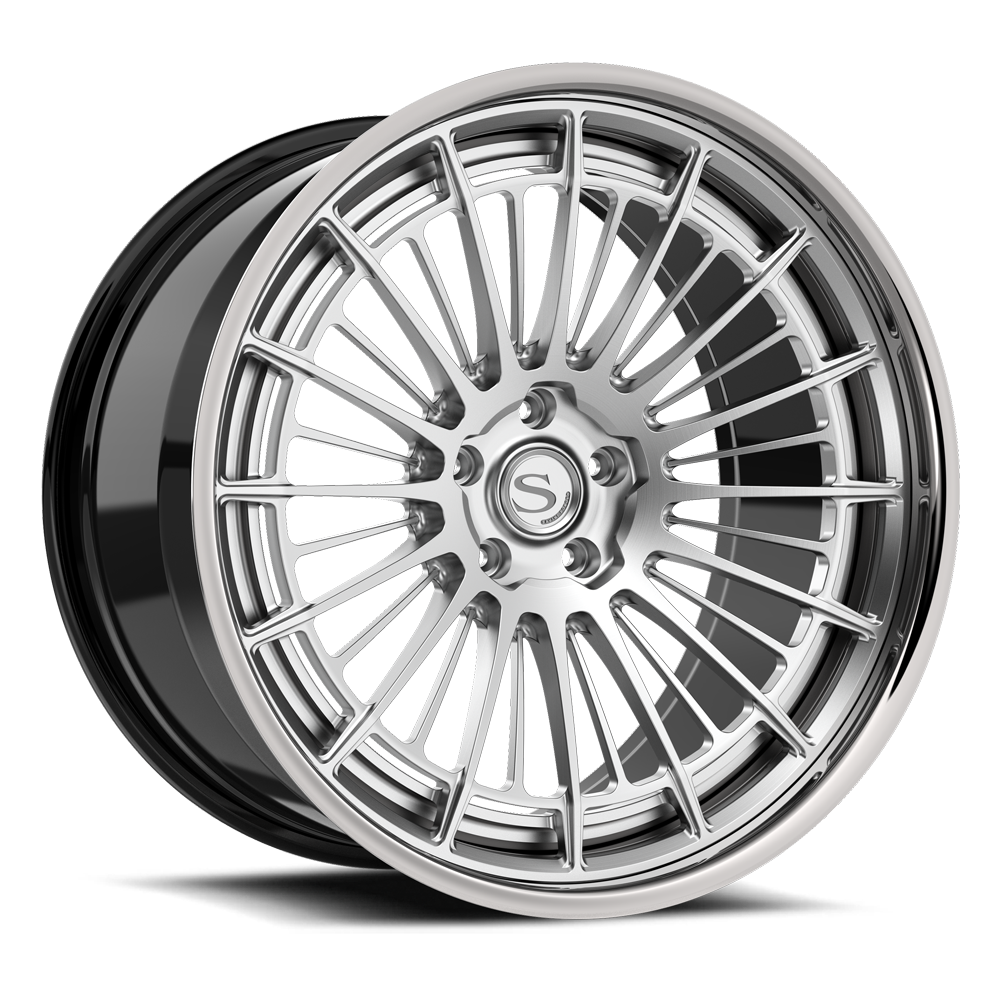 Brushed with Chrome Lip