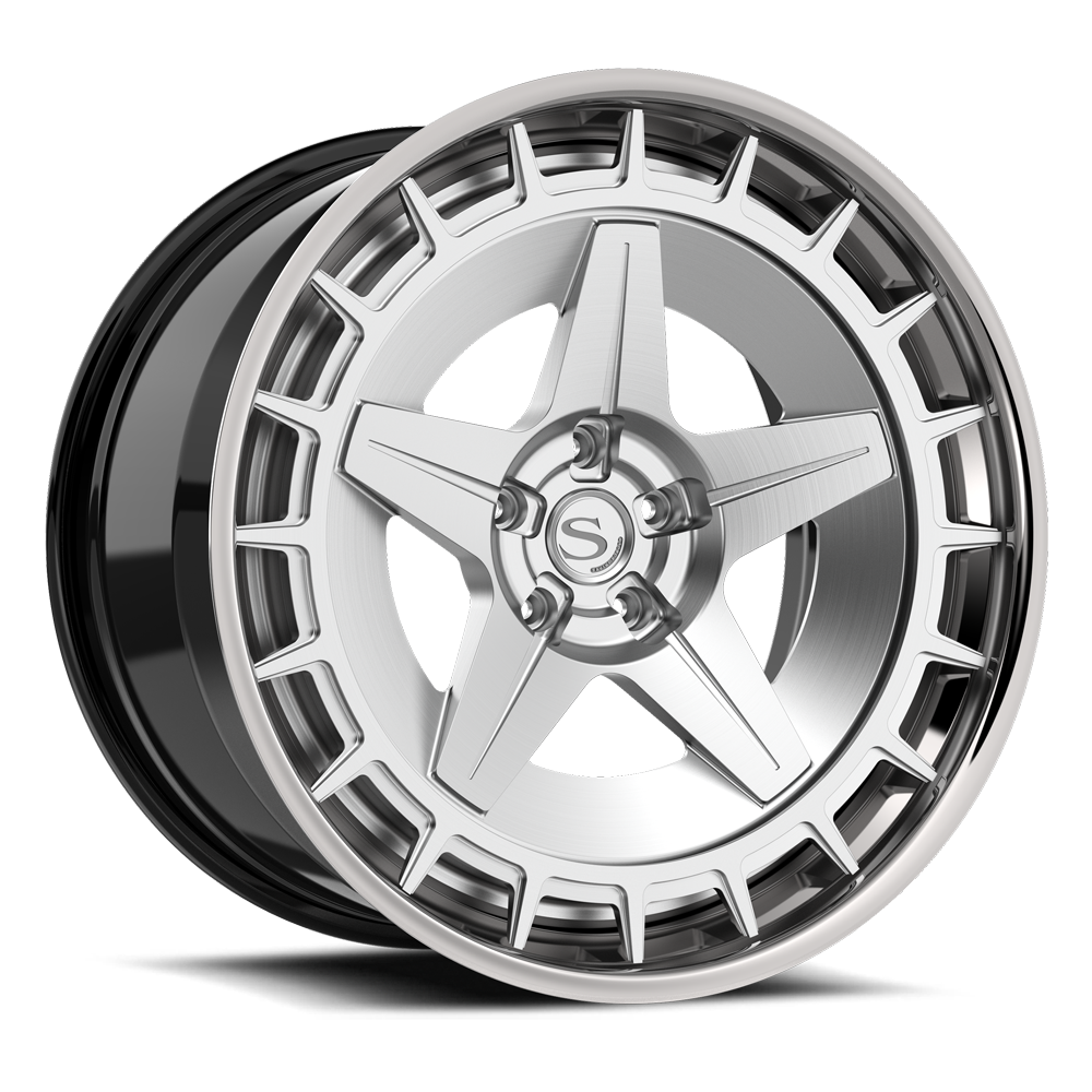 Brushed with Chrome Lip