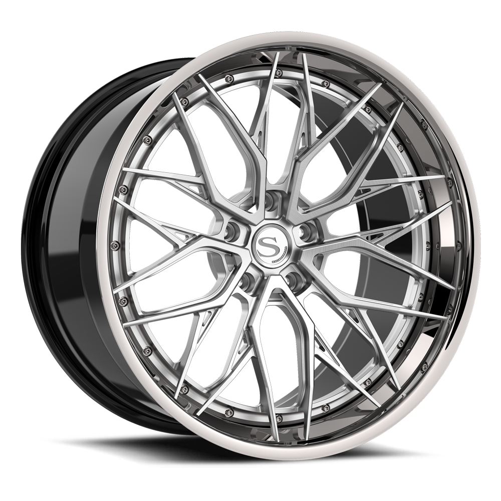 Brushed with Chrome Lip