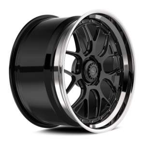 Gloss Black with Chrome Lip