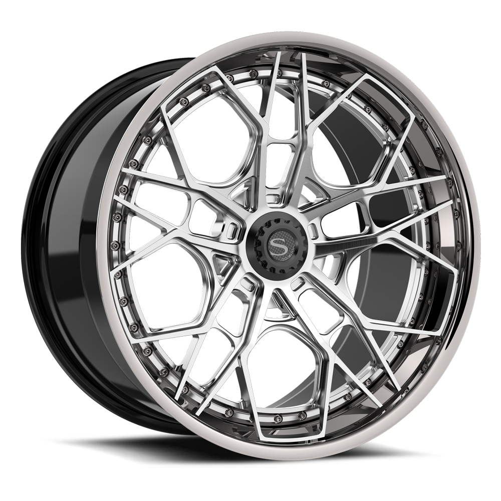 Brushed with Chrome Lip