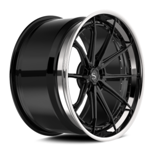 Gloss Black with Chrome Lip