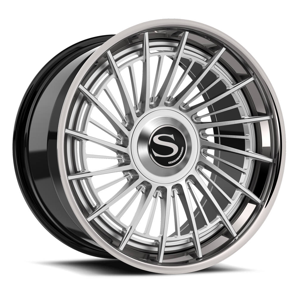 Brushed with Chrome Lip