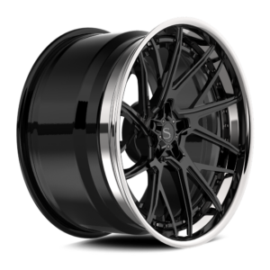 Gloss Black with Chrome Lip