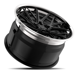 Gloss Black with Chrome Lip