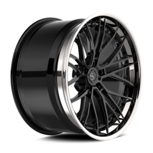 Gloss Black with Chrome Lip