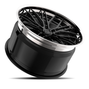 Gloss Black with Chrome Lip