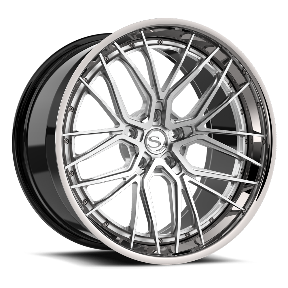 Brushed with Chrome Lip