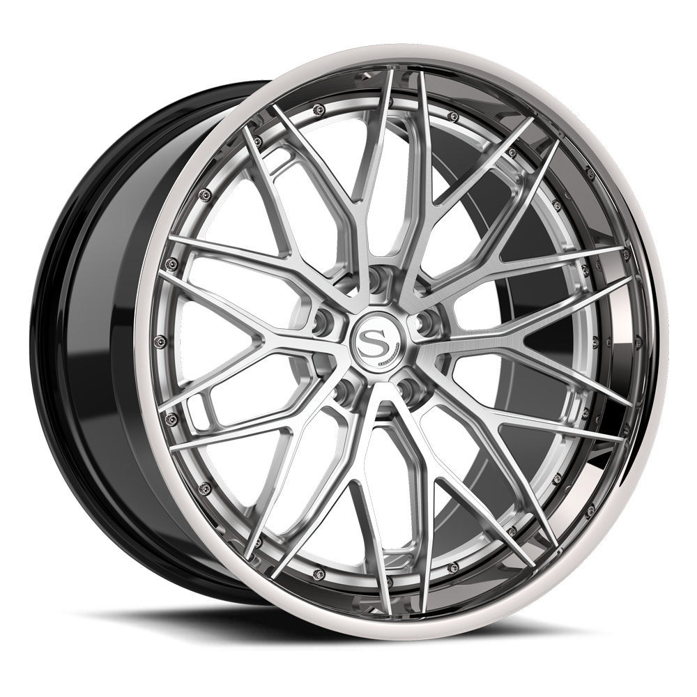 Brushed with Chrome Lip