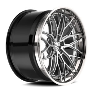 Brushed with Chrome Lip