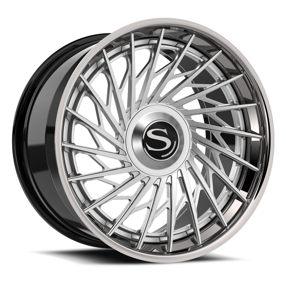 Brushed with Chrome Lip