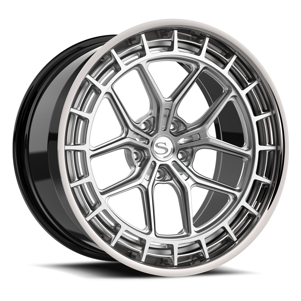 Brushed with Chrome Lip