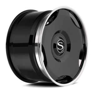 Gloss Black with Chrome Lip