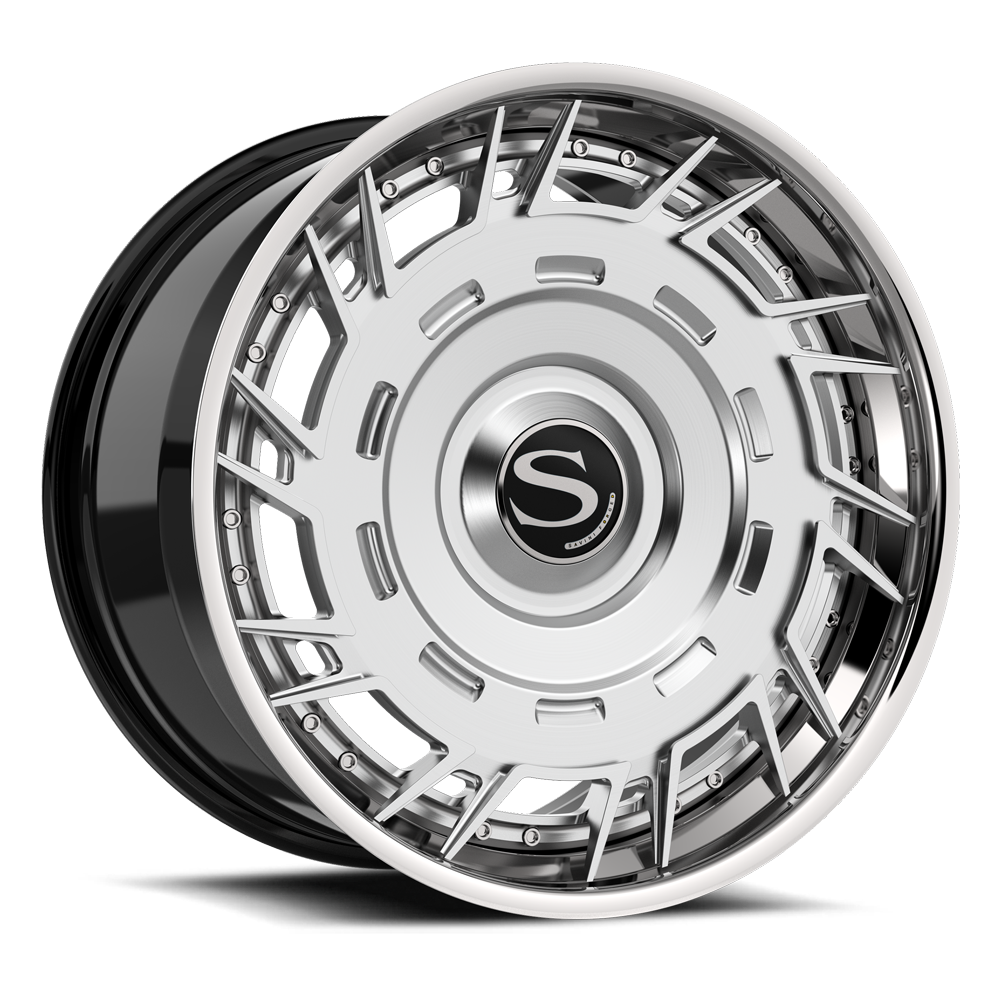 Brushed with Chrome Lip